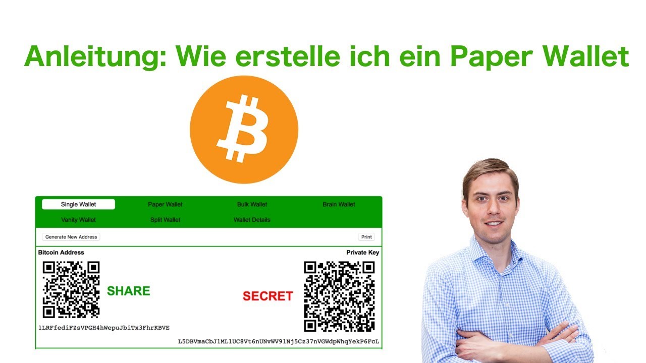 Anleitung: Wie erstelle ich ein Bitcoin Paper Wallet?