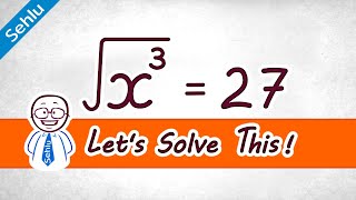 Let's Solve This Nice Math Question | radical variable with integer exponent | YouTube math Video