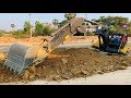 VOLVO EC210DL Excavator Digging Roads​