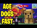 How To Age Dogs Fast In Grow A Garden
