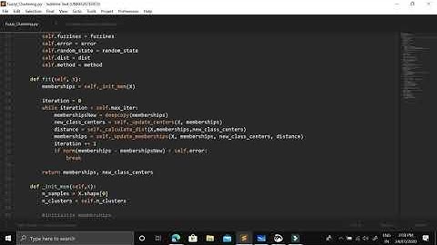 Fuzzy Clustering [Fuzzy C_means AND Fuzzy Gustafson Kessel (GK)]