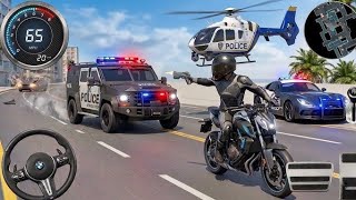 Police catch Bank robbery in city road - police car chase driving game 3D | police pursuit gameplay  screenshot 2