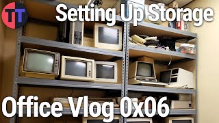 Office Vlog 0x06 - CRT and Computer Storage Ready