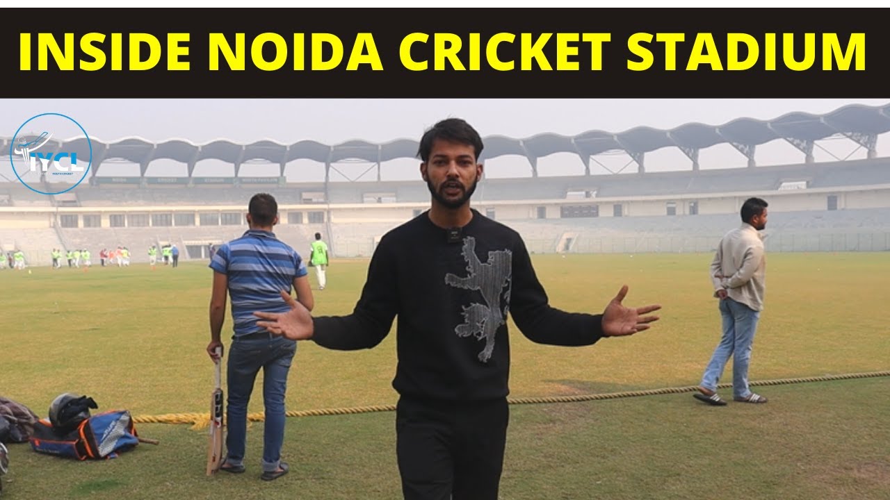 Environment inside Noida cricket stadium at IYCL Trials | Cricket Zone |