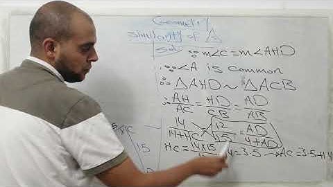 Similarity of 2 triangles geometry part 1