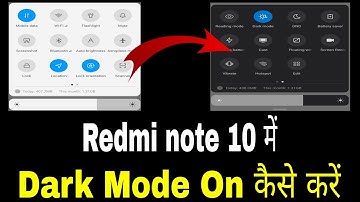 Redmi note 10 me Display ko dark mode me kaise kare। How to setting dark mode in redmi note 10