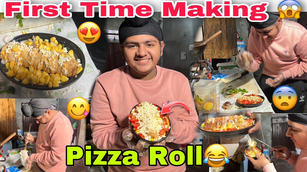 Special Baba Sandwich 🤩Pizza Roll Full Vegetable Pizza Roll Recipe