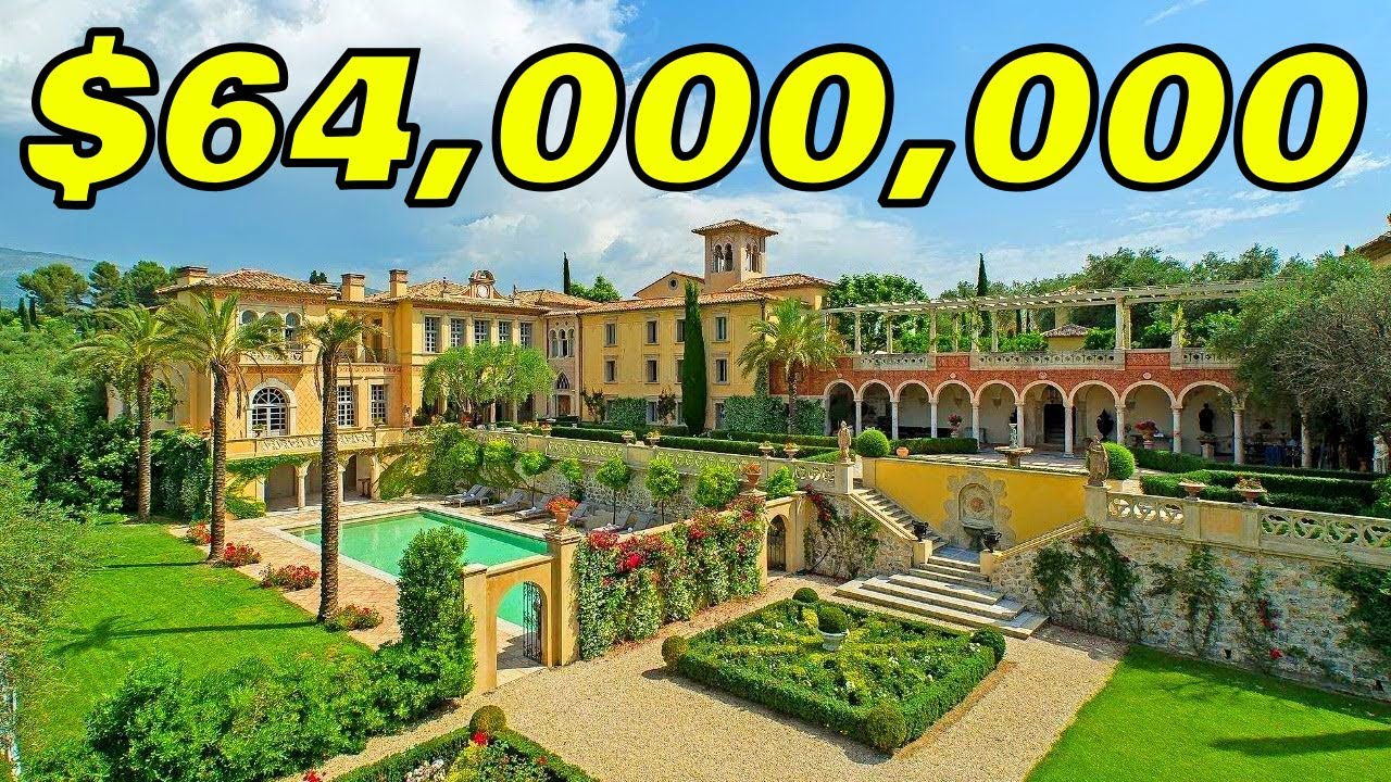 Выдающаяся провинциальная вилла стоимостью 64 000 000 долларов в самом сердце Французской Ривьеры