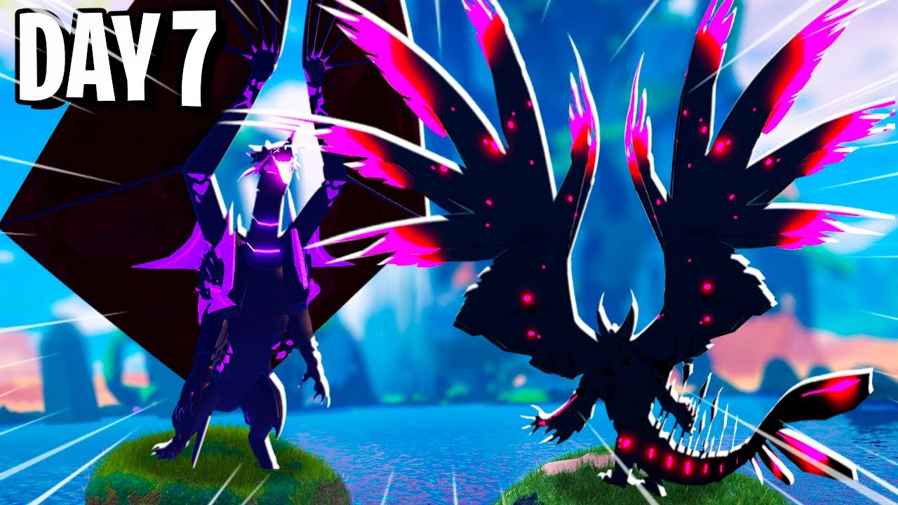 I Survived 20 Days As A Void Dragon! - Roblox Creatures Of Sonaria