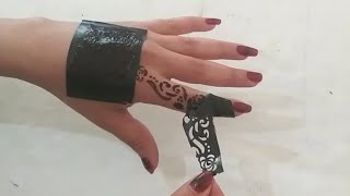 نقش حناء وأفكار جديده لتنسيق أجمل لواصق اليد?Henna engravings and new ideas for arranging the most b