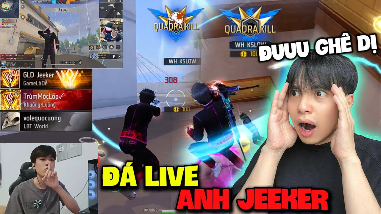 KSLOW Đá Live “ Anh JEEKER, TRÙMMÓCLỐP, VOLEQUOCCUONG “ Cân 4 Phá Chuỗi Và Cái Kết !
