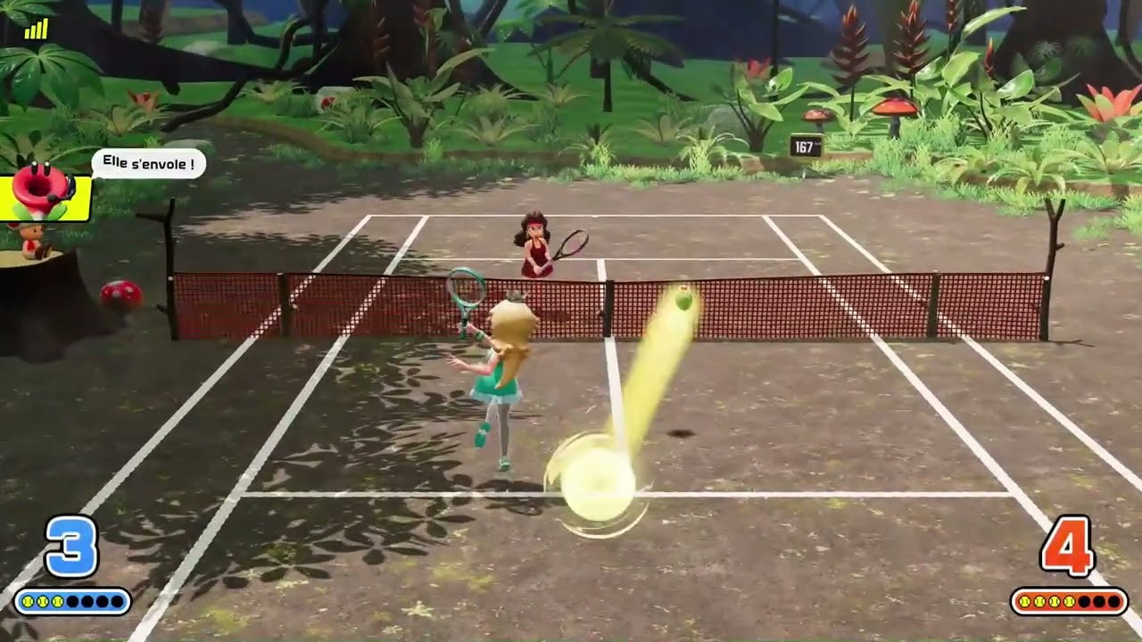 mario tennis fever  parties de match