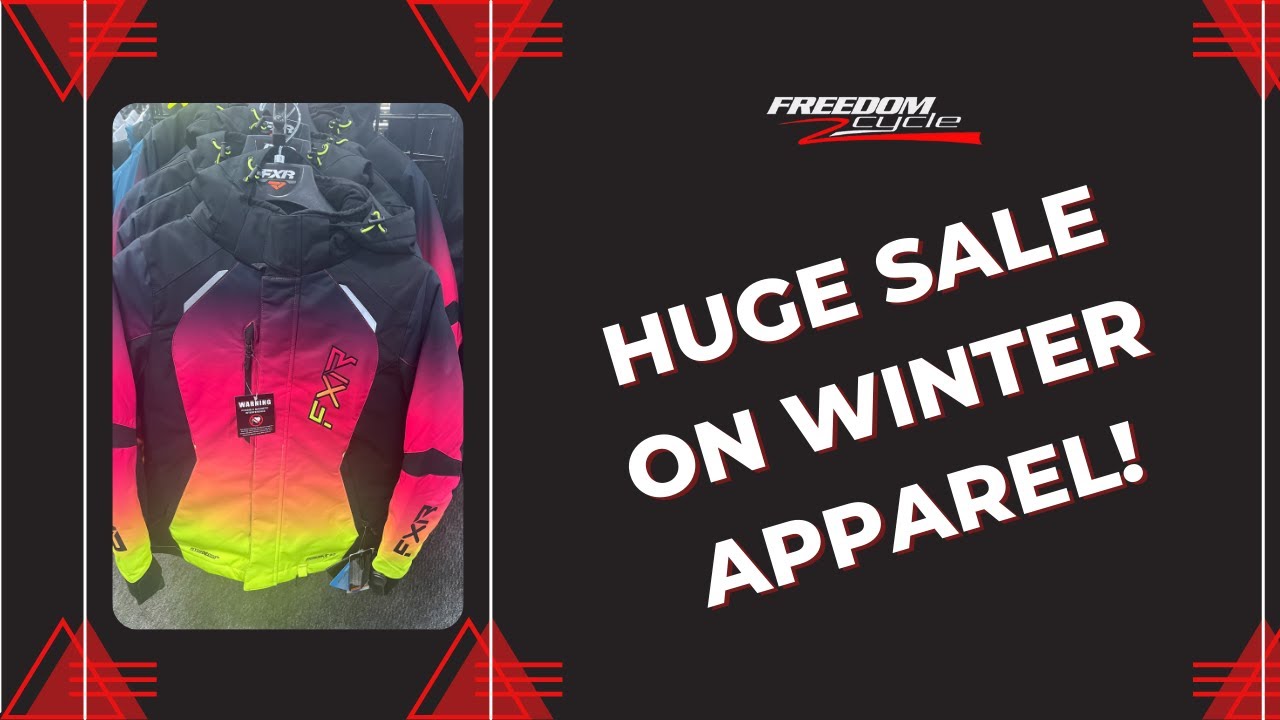 HUGE Sale on Winter Apparel at Freedom Cycle in Concord NH YouTube