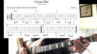 Sierra - Come Mai (Guitar Loop with Tab)