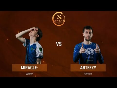 Видео: ТУРНИР 1 НА 1. MIRACLE VS ARTEEZY| DAC 2017