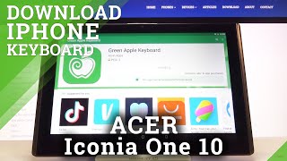 How to Download iPhone Keyboard to ACER Iconia One 10 – Green Apple Keyboard screenshot 5
