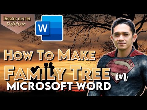 How to make Family Tree in Microsoft Word | Video Tutorial