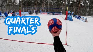 Четвертьфинал | Снежный волейбол | Международный турнир «Горячий снег» | Dream Team vs ERTIS