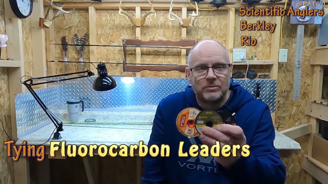 Building a fluorocarbon leader, for fly fishing. #fishing