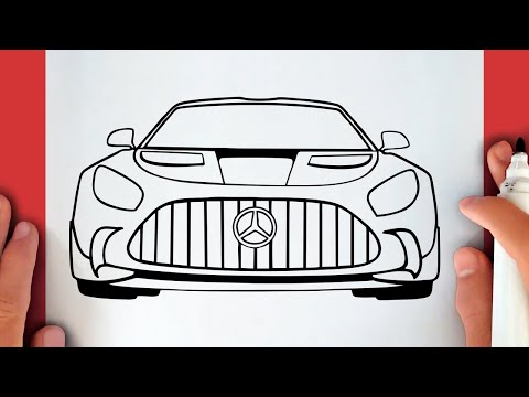 HOW TO DRAW A MERCEDES CAR