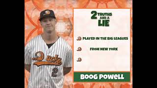Two Truths and a Lie - Boog Powell