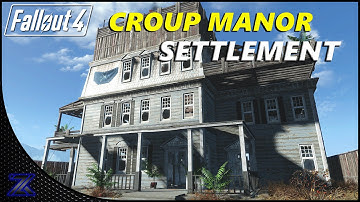 Fallout 4 - Settlement Tour | Croup Manor Brothel | HD 1080p