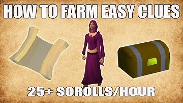 [Runescape 3] How to farm Easy Clue Scrolls FAST