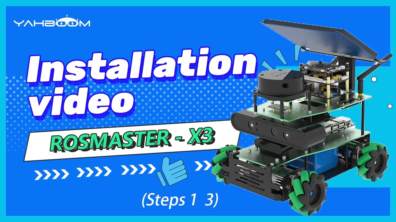 ROSMASTER X3--Assembly steps1 3 - YouTube