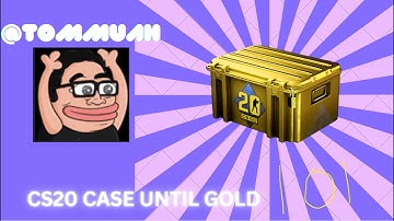 CS20 CASE UNTIL GOLD [Day 101] #csgo #tommuah #gaming #caseopening