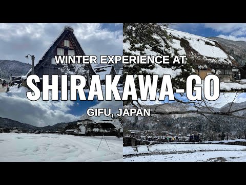 WINTER EXPERIENCE AT SHIRAKAWA-GO #shirakawago #nagoya #gifu #nagoya #TaraAnythingGoes