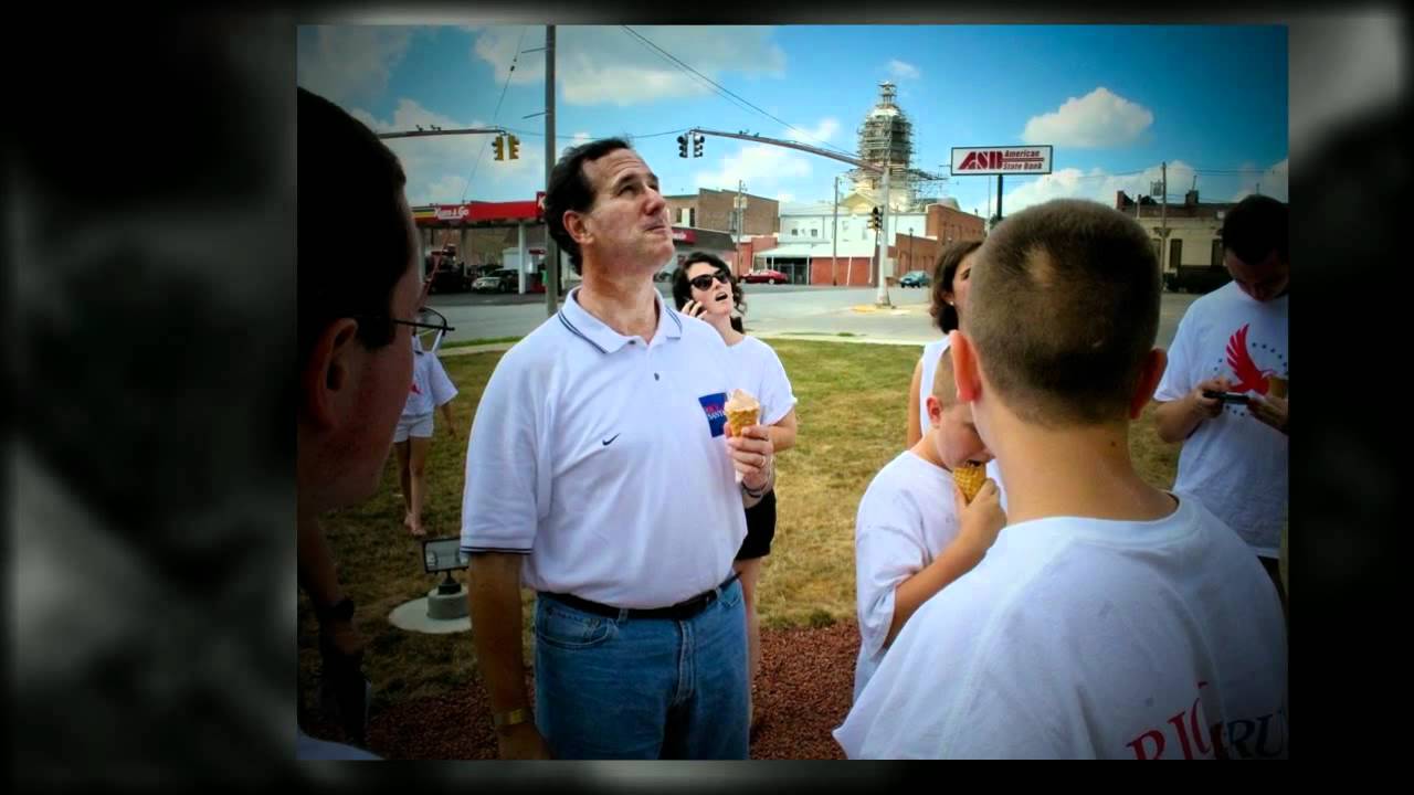 Prezography Rick Santorum and Family Visit John Wayne Birthplace