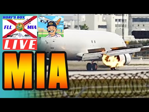 馃敶 LIVE | MIA Plane Spotting at Miami International Airport | October 5, 2025