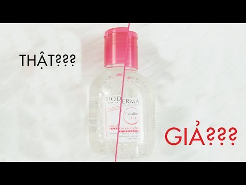 Phân Biệt AUTH - FAKE Nước Tẩy Trang BIODERMA MICELLAR CLEANSING WATER CRÉALINE H2O