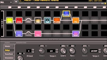 Axe-Fx II delays quick demo