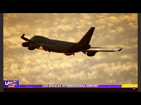 馃敶LIVE LAX AIRPORT ACTION! | A380's, 777's, 747's, & MUCH MORE! | August 22, 2025