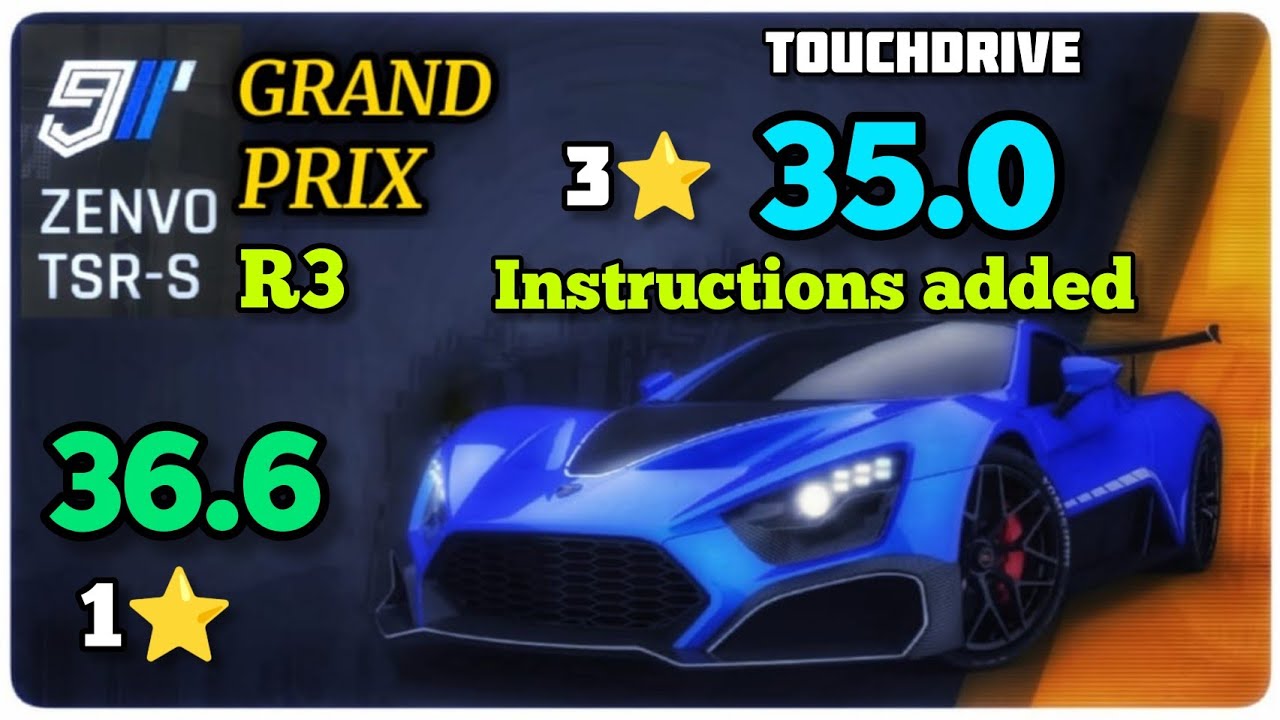 【psa9】サンダー リバホロ Asphalt 9 | Zenvo TSR-S Grand Prix Round 3 | TouchDrive- 1