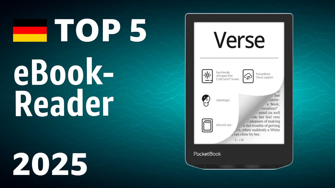 TOP-5: Die besten eBook-Reader – Test 2025!