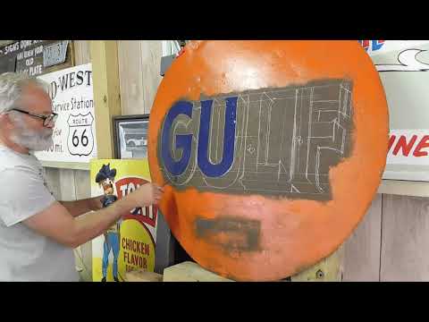 Vintage Style Gulf Sign