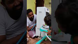 Minivlog 45 Sunday morning air cooler clean pannalama✨#cutebaby #jazrasworld #aircooler #cleaning