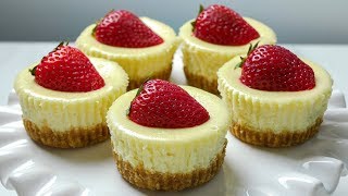 Easy mini cheesecakes -