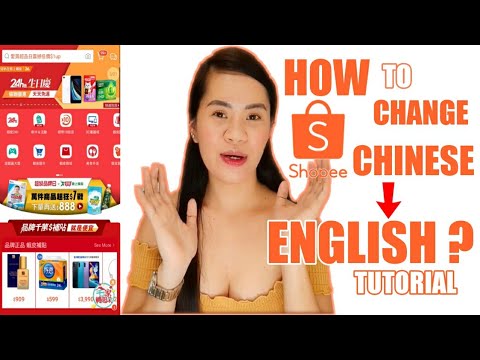 HOW TO CHANGE SHOPEE CHINESE TO ENGLISH? TUTORIAL! VERY QUICK \u0026 EASY (TAGLISH) ❤️ | rwizvlogs