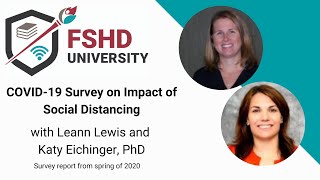FSHD Society webinar - COVID-19 survey report