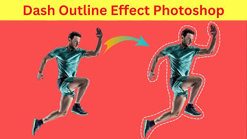 How to Make Dash Outline Effect Easily Using Photoshop 2024 | FT Motion and Graphics