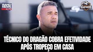 Técnico Roger Silva lamenta empate do Atlético contra o Sport: "precisamos caprichar mais"
