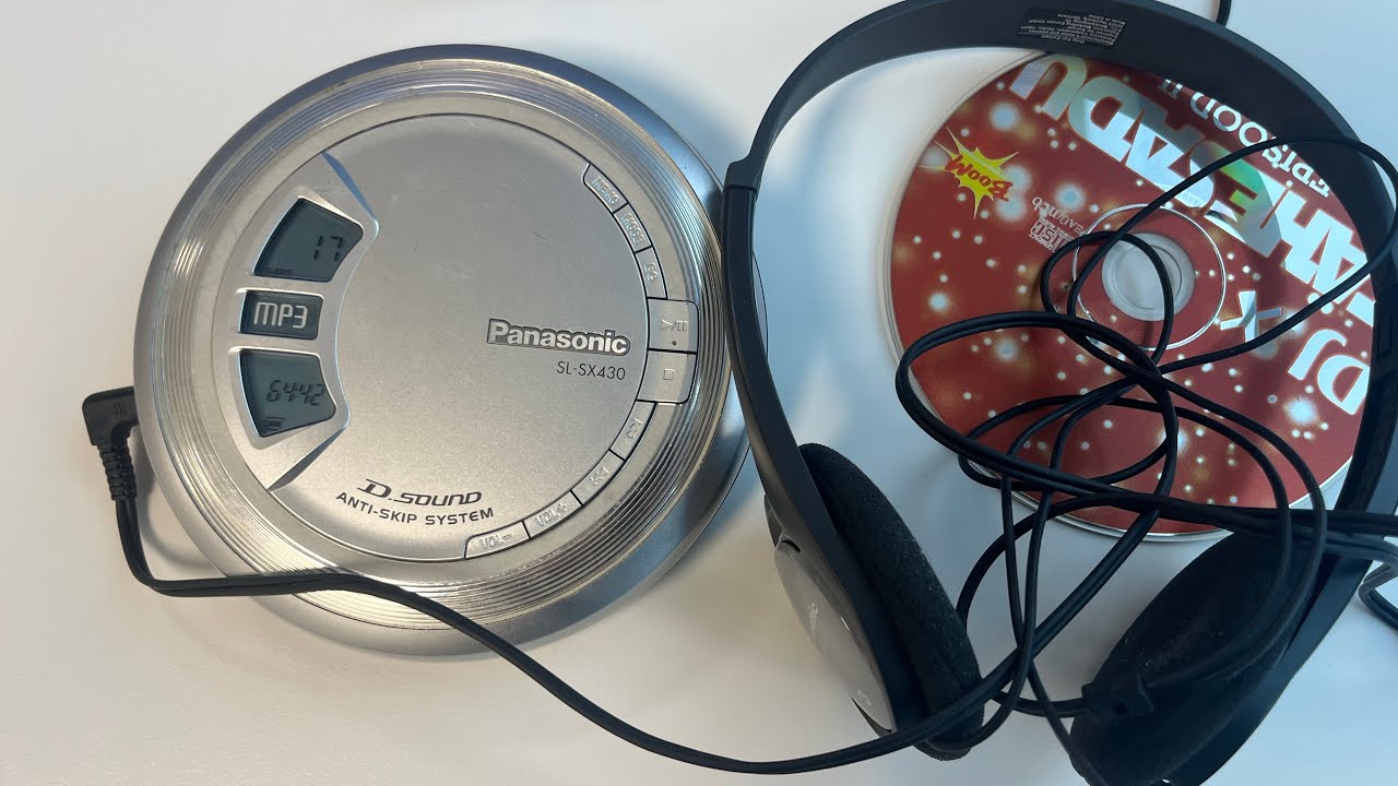 Panasonic D-Sound SL-SX430 walkman cd player mp3 stereo system