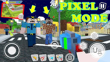 Dark Riddle PIXEL MODE ( MOD All Skin ) Horror Gameplay ( Android/IOS ) Part 1