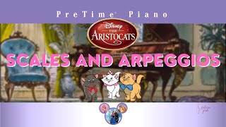 Scales and Arpeggios from The Aristocats [Faber Pretime Piano Disney]
