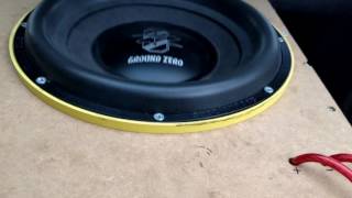 Small subwoofer test gznw 12 spl