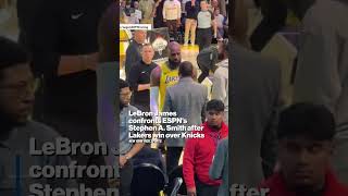 Celebrity LeBron James CONFRONTS Stephen A. Smith 👀 #shorts Profile