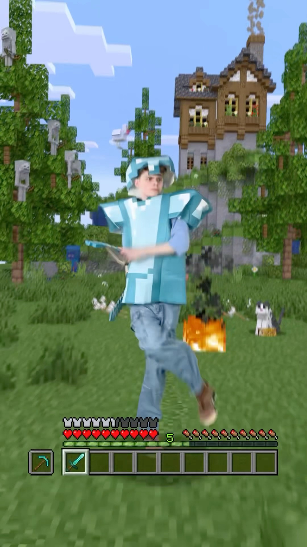 Back on that minecraft grind @minecraft #herobrine #technoblade #hermitcraft